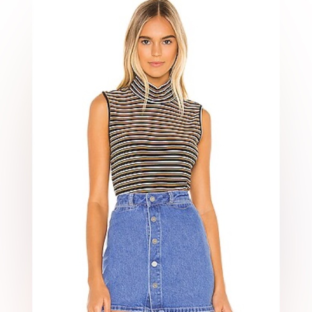 Striped Sleeveless Top